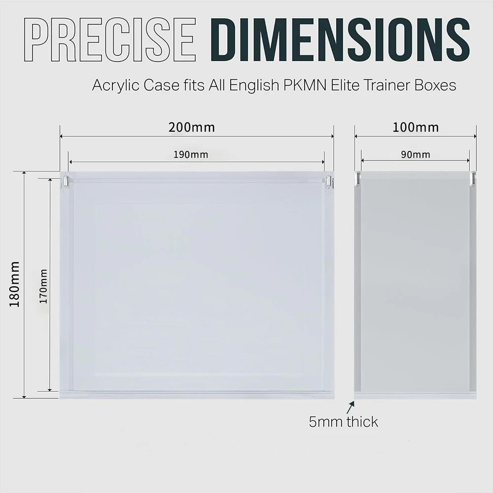 Elite Trainer Box (ETB) Acrylic Display Case