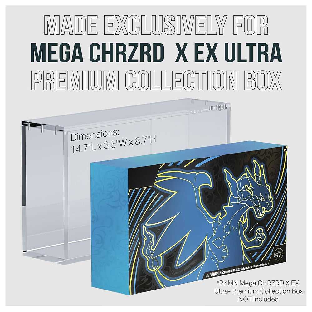 Mega Charizard X ex Ultra-Premium Collection (UPC) Acrylic Display Case