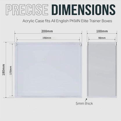 Elite Trainer Box (ETB) Acrylic Display Case